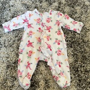 Little me long sleeve footsie